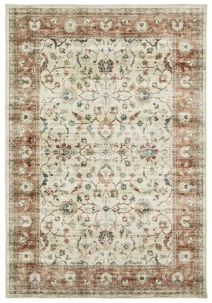 Sumter SUM03 Ivory/Rust Rug