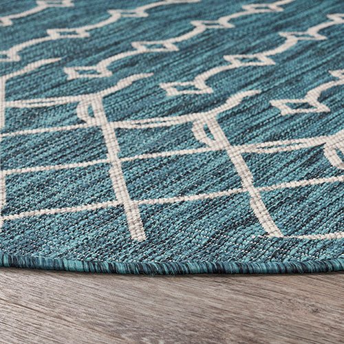 Sun shower 81247BGR Blue/Grey Rug - Rug & Home