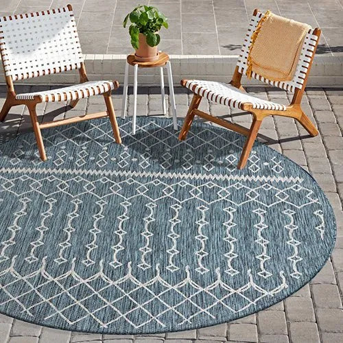 Sun shower 81247BGR Blue/Grey Rug - Rug & Home