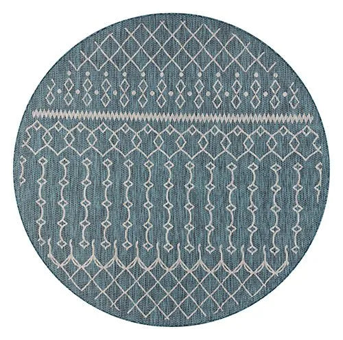 Sun shower 81247BGR Blue/Grey Rug - Rug & Home