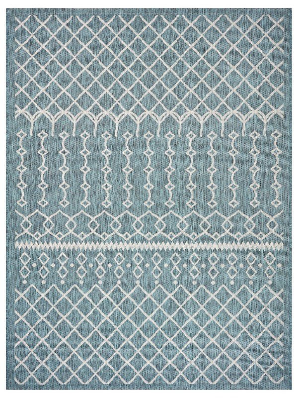 Sun shower 81247BGR Blue/Grey Rug - Rug & Home