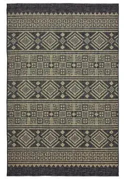 Sun Shower LR81241 Black Brown Rug