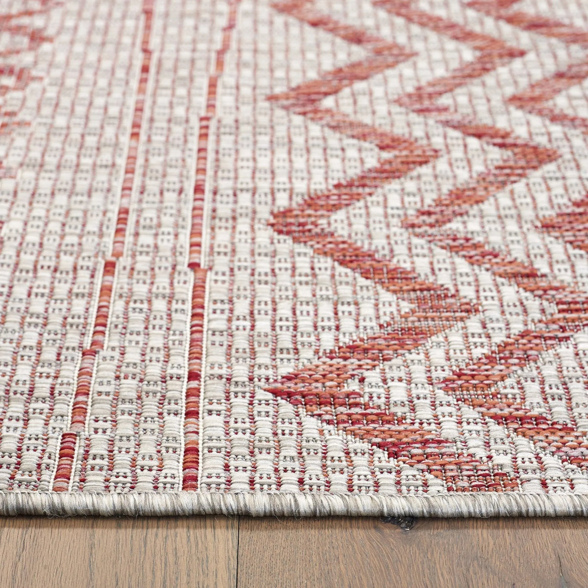 Sun Shower LR81244 Beige Red Rug - Rug & Home