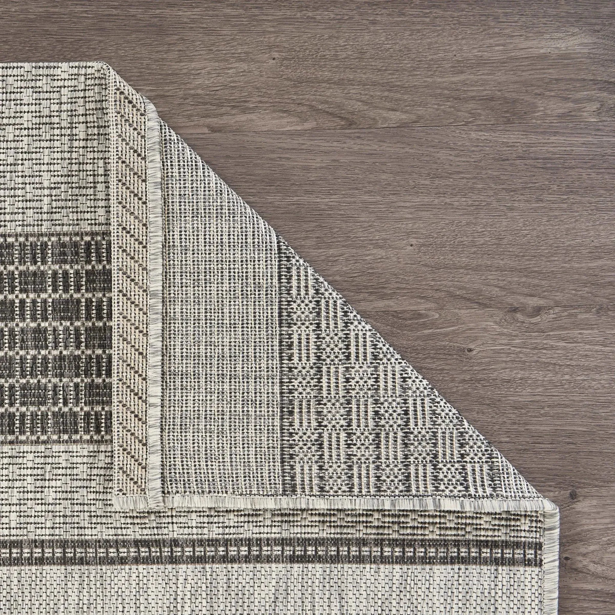 Sun Shower LR81246 Gray Black Rug