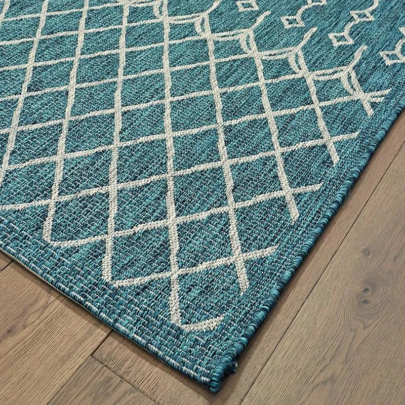 Sun Shower LR81247 Blue Gray Rug - Rug & Home