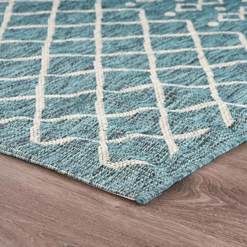 Sun Shower LR81247 Blue Gray Rug - Rug & Home