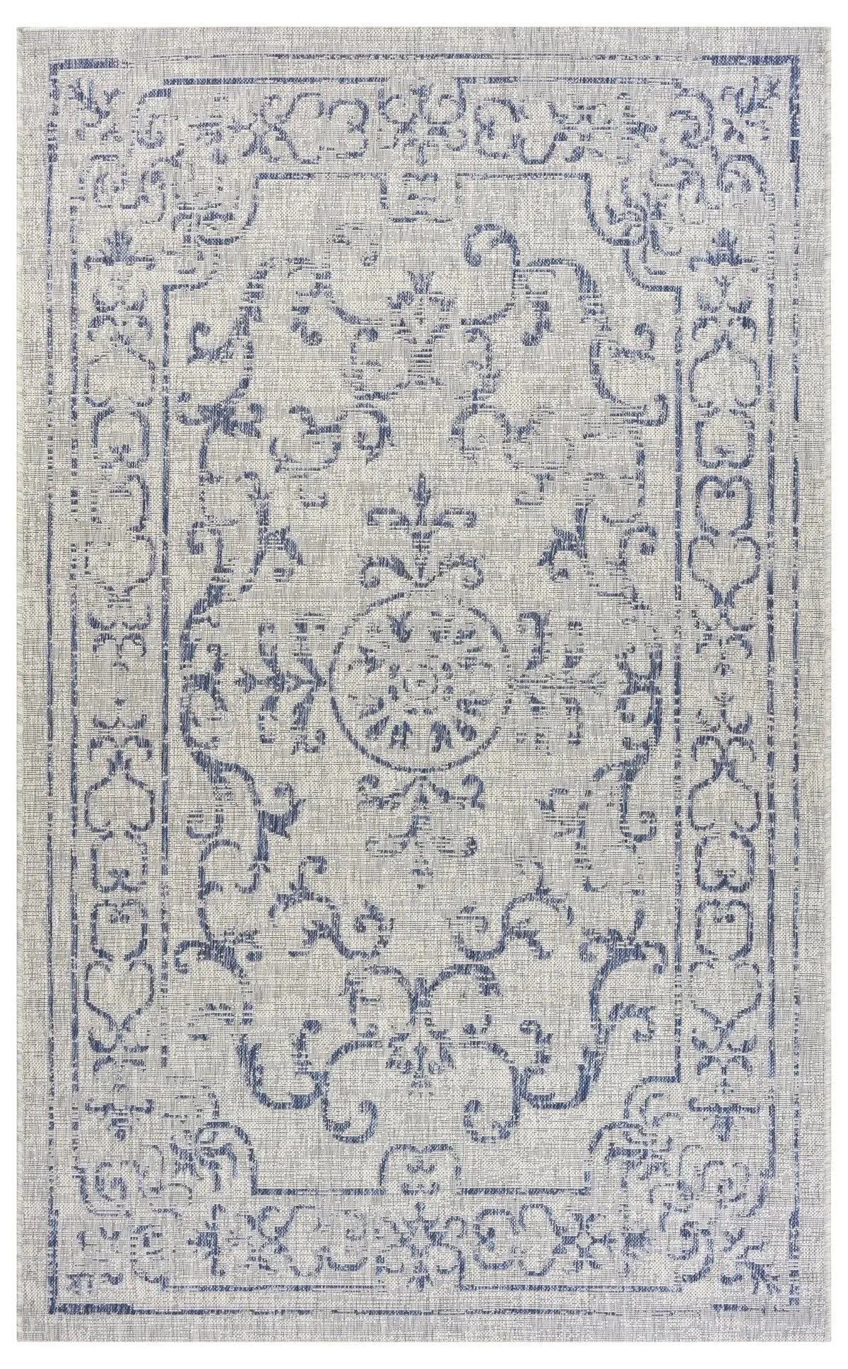 Sun Shower LR81249 Navy Gray Rug