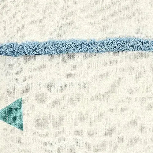 Sundry 80274AHW Aqua Haze/White Throw Blanket