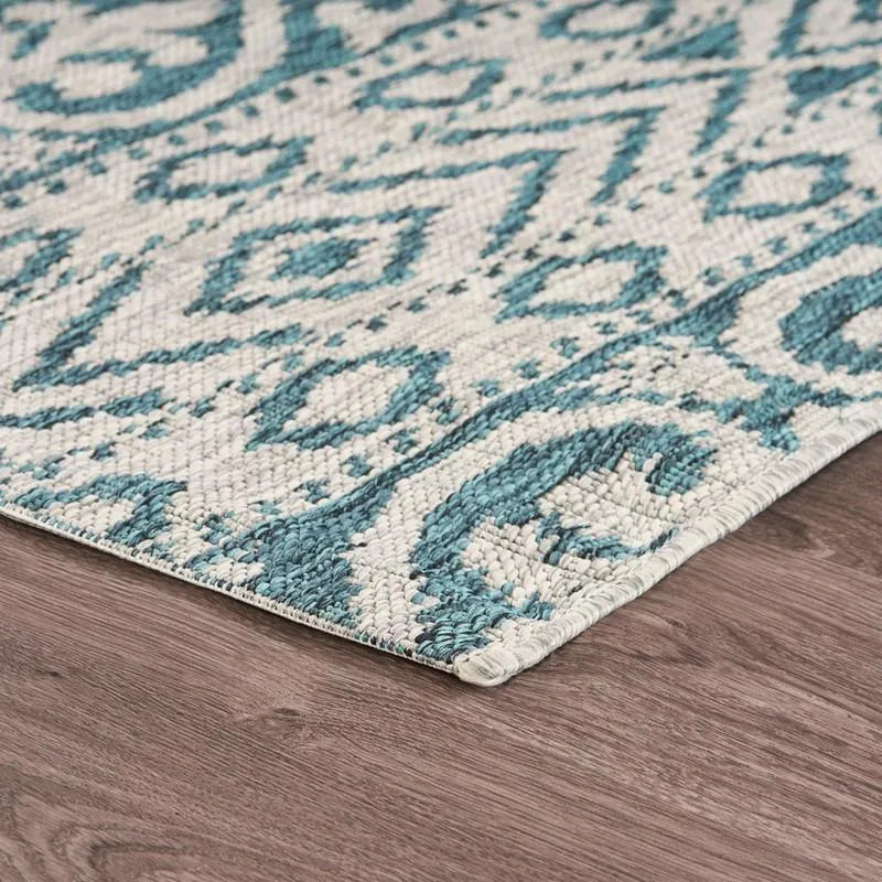 Sunshower Lr81242 Blue/Green Rug - Rug & Home