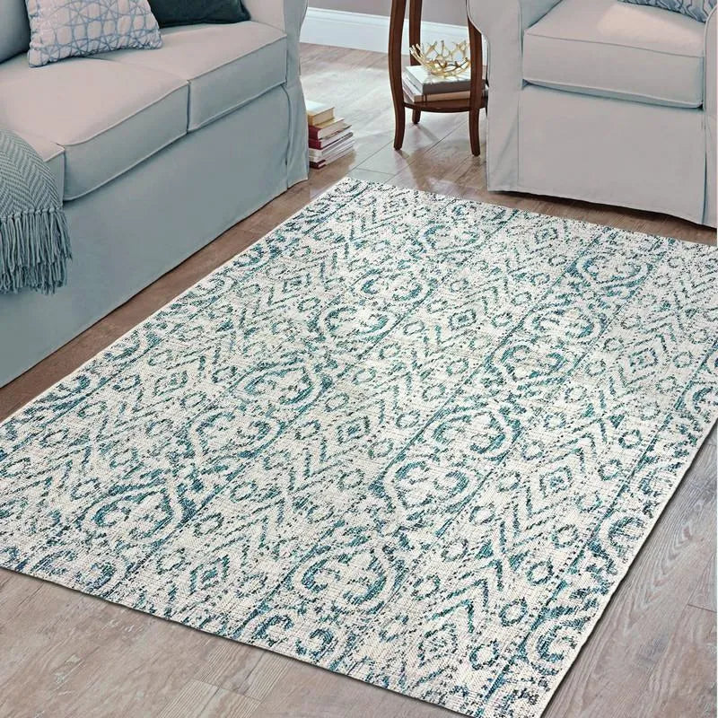 Sunshower Lr81242 Blue/Green Rug - Rug & Home