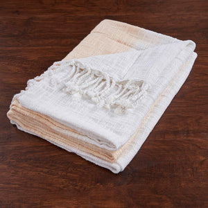 Sweet Peach Shibori Slab LR81151 Throw Blanket - Rug & Home