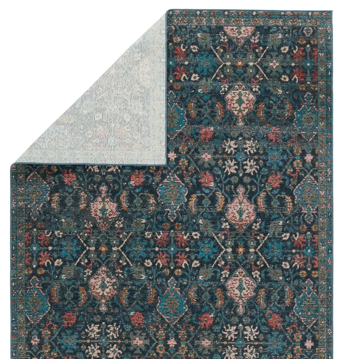 Swoon SWO16 Blue/Pink Rug - Rug & Home