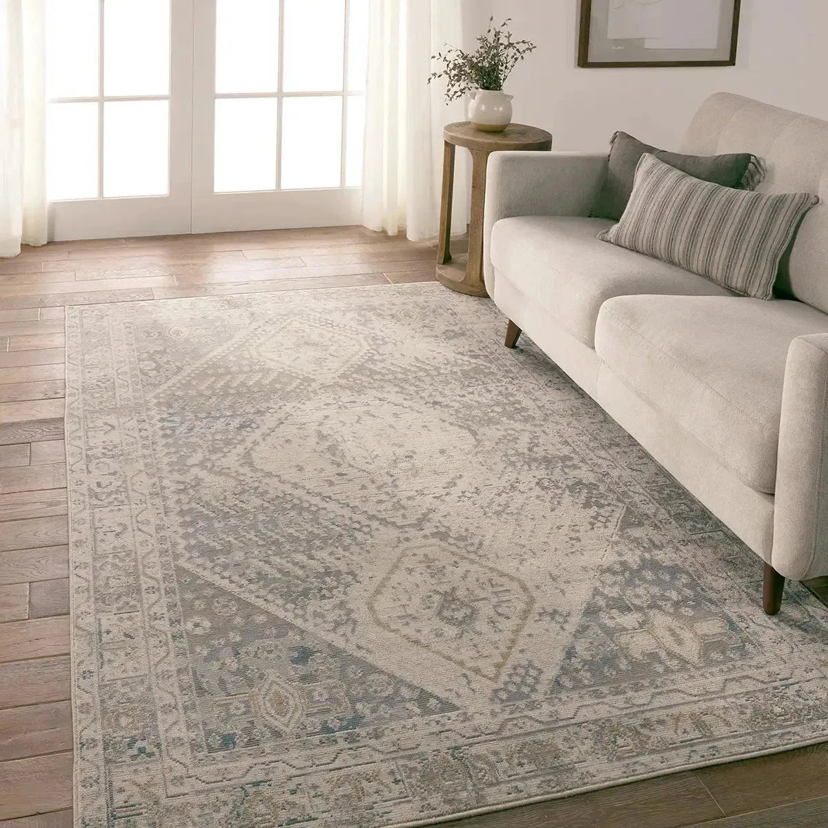 Swoon SWO20 Light Grey/Blue Rug