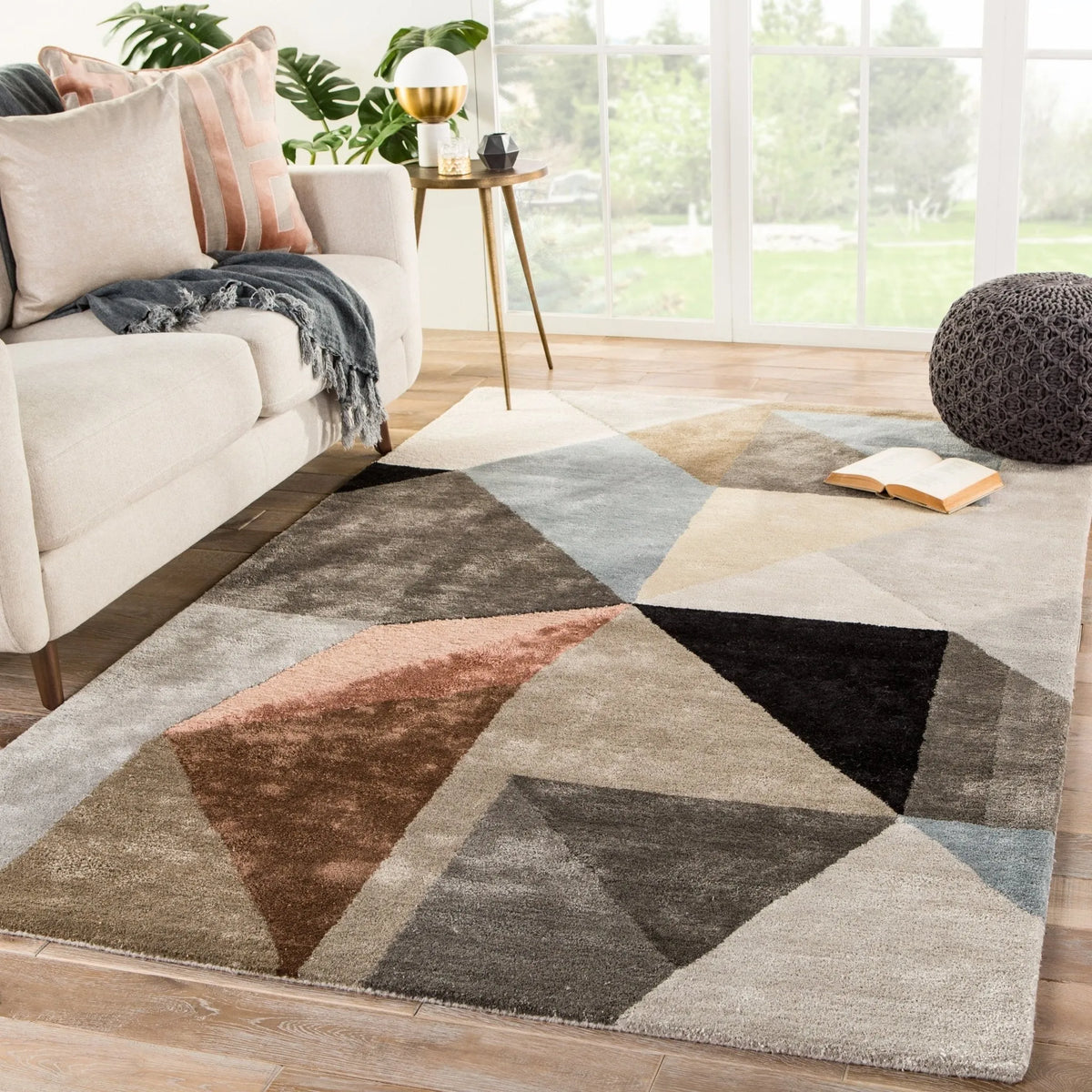 Syntax SYN02 Scalene Gray/Blue Rug - Rug & Home