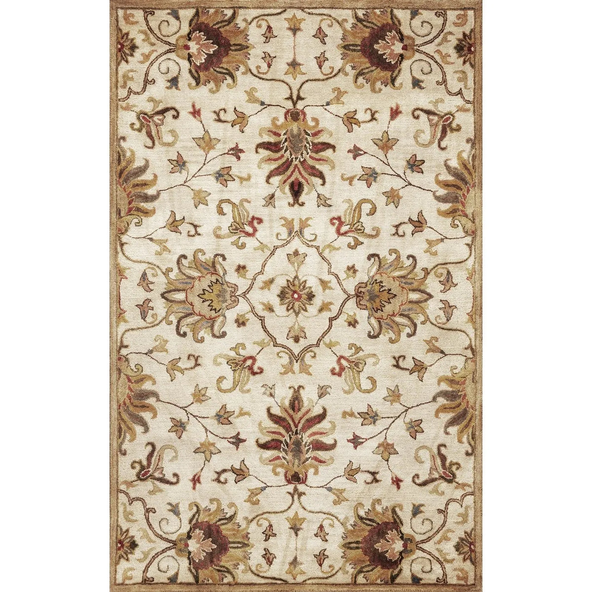 Syriana 6012 Agra Champagne Rug - Rug & Home