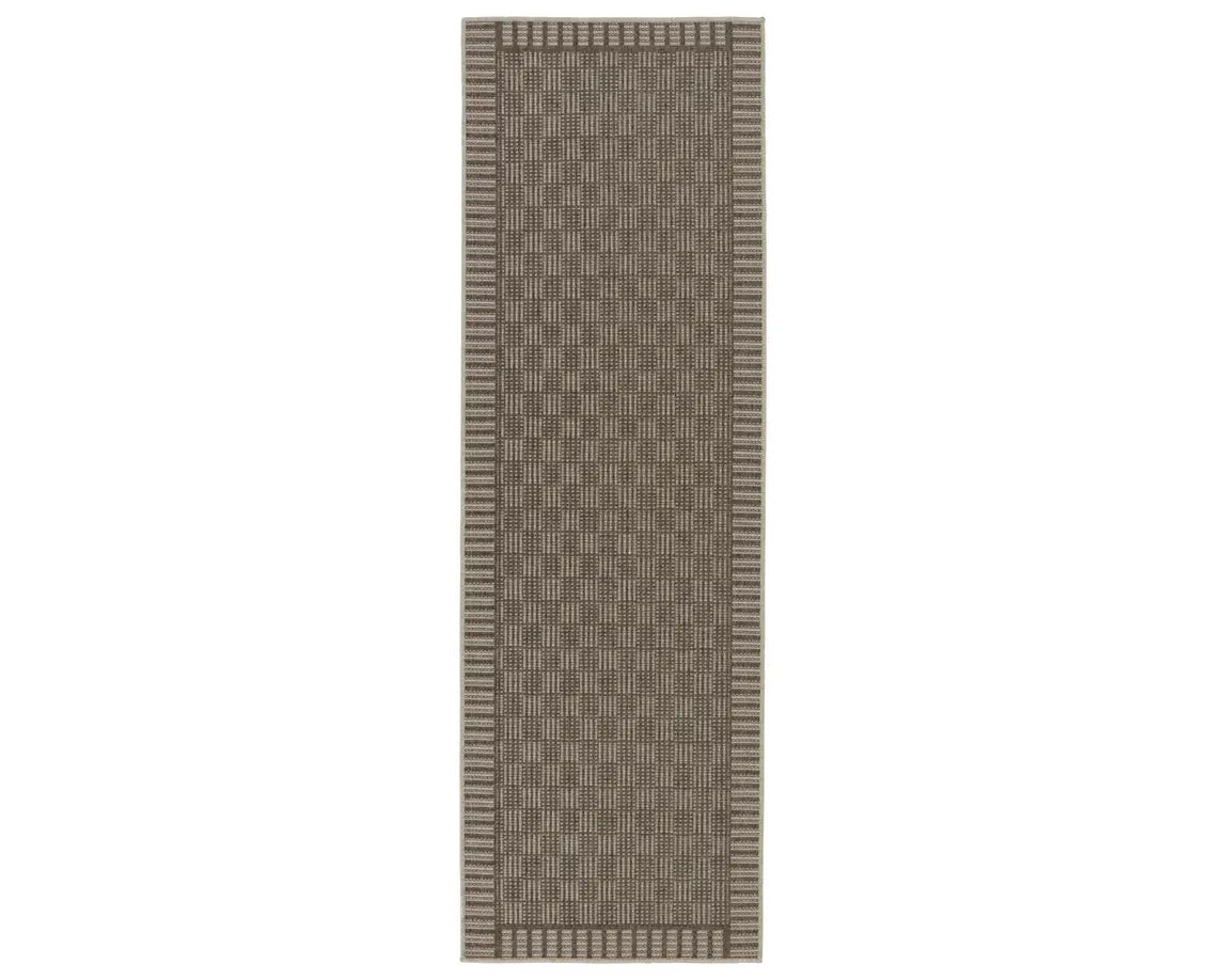 Tahiti TAH10 Taupe/Grey Rug - Rug & Home