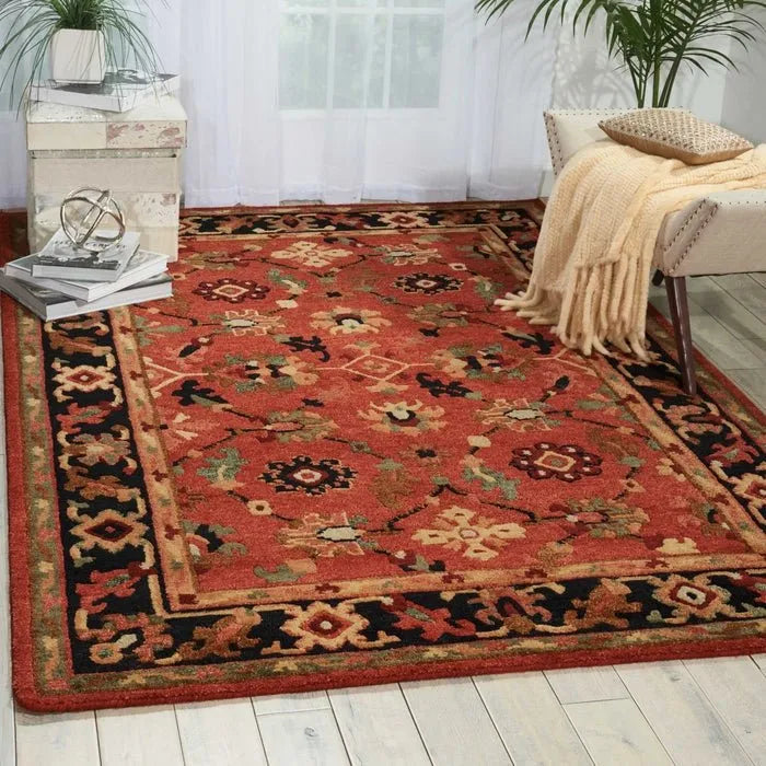 Tahoe TA12 Rust Rug - Rug & Home