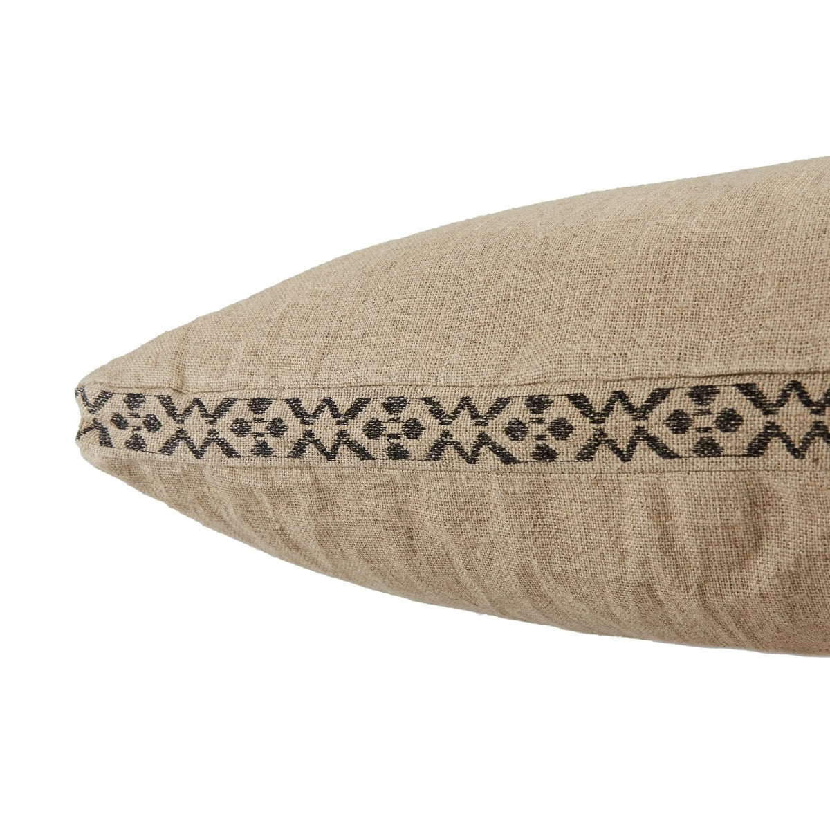 Taiga Tga05 Seti Beige/Dark Gray Pillow - Rug & Home