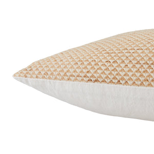 Taiga Tga08 Sila Gold/White Pillow - Rug & Home