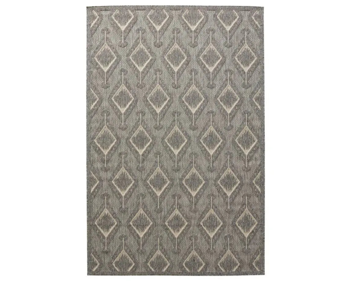 Tajiri TNC03 Light Grey/Cream Rug - Rug & Home