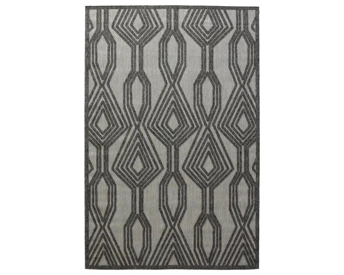 Tajiri TNC05 Dark Grey/Silver Rug - Rug & Home