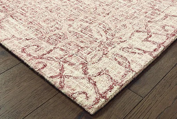 Tallavera 55601 Pink Ivory Rug - Rug & Home