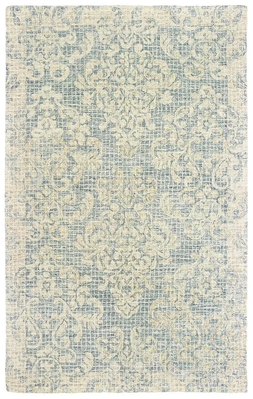 Tallavera 55604 Blue Ivory Rug