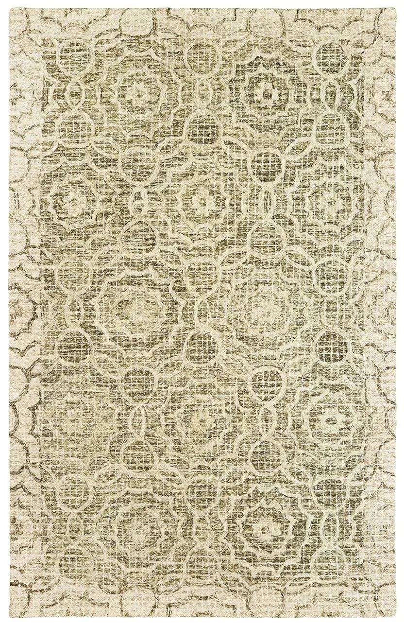 Tallavera 55606 Green Ivory Rug