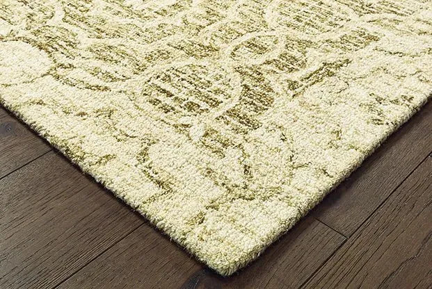Tallavera 55606 Green Ivory Rug