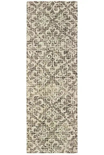 Tallavera 55607 Brown Ivory Rug