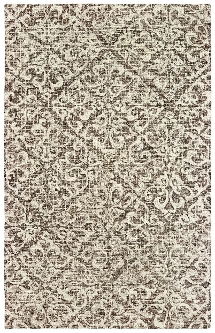 Tallavera 55607 Brown Ivory Rug
