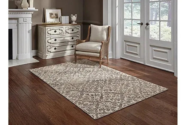 Tallavera 55607 Brown Ivory Rug