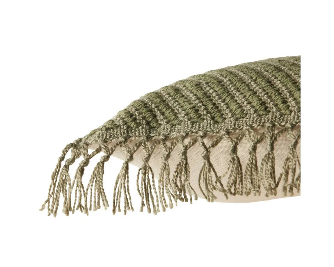 Tallis TLS03 Green Pillow - Rug & Home