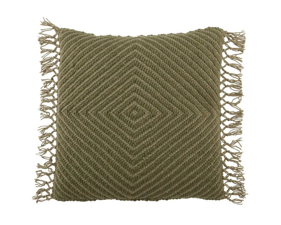 Tallis TLS03 Green Pillow - Rug & Home