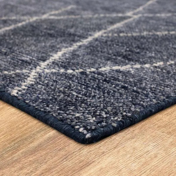 Tangier Rg192 3259 Spartel Blue Steel Rug - Rug & Home