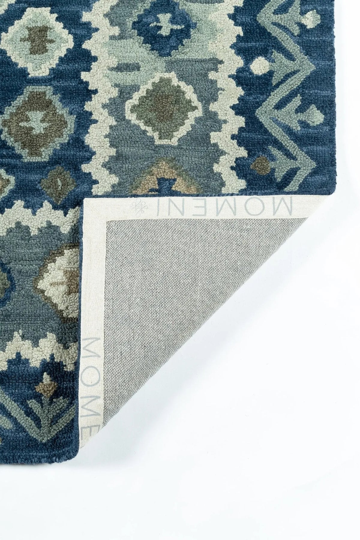 Tangier Tan-1 Blue Rug - Rug & Home