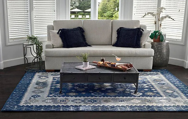 Tangier TAN-1 Blue Rug - Rug & Home