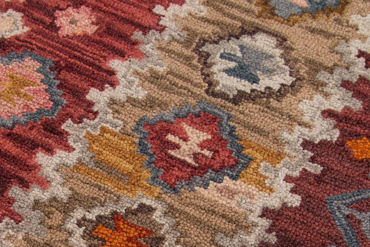 Tangier TAN 1 Red Rug - Rug & Home