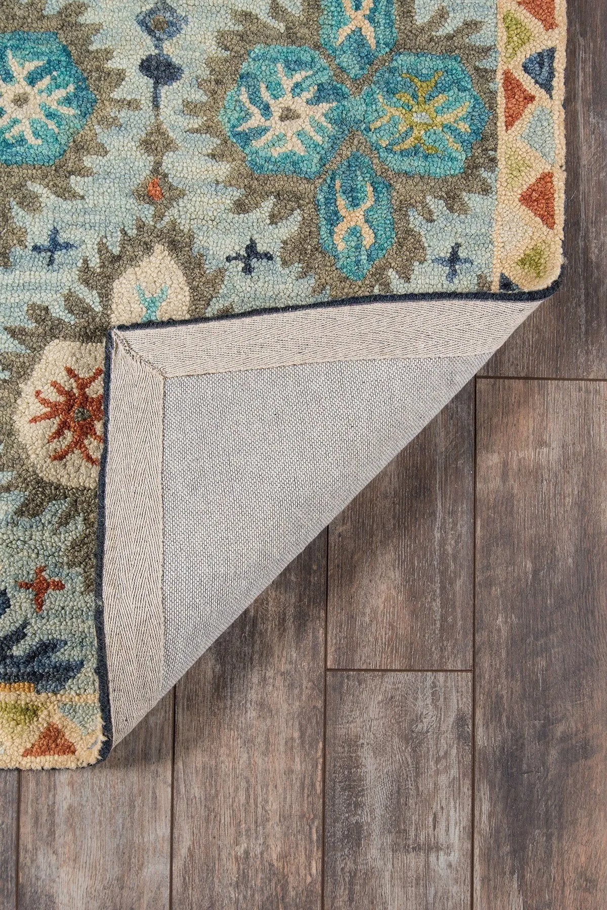 Tangier TAN 17 Blue Rug - Rug & Home