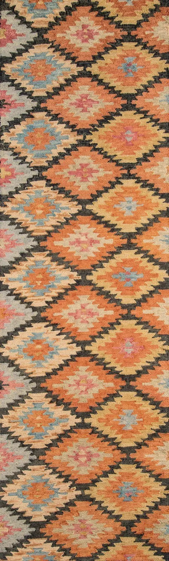 Tangier TAN 19 Black Rug