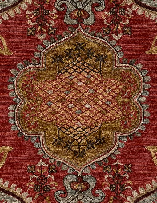 Tangier TAN-21 Red Rug - Rug & Home