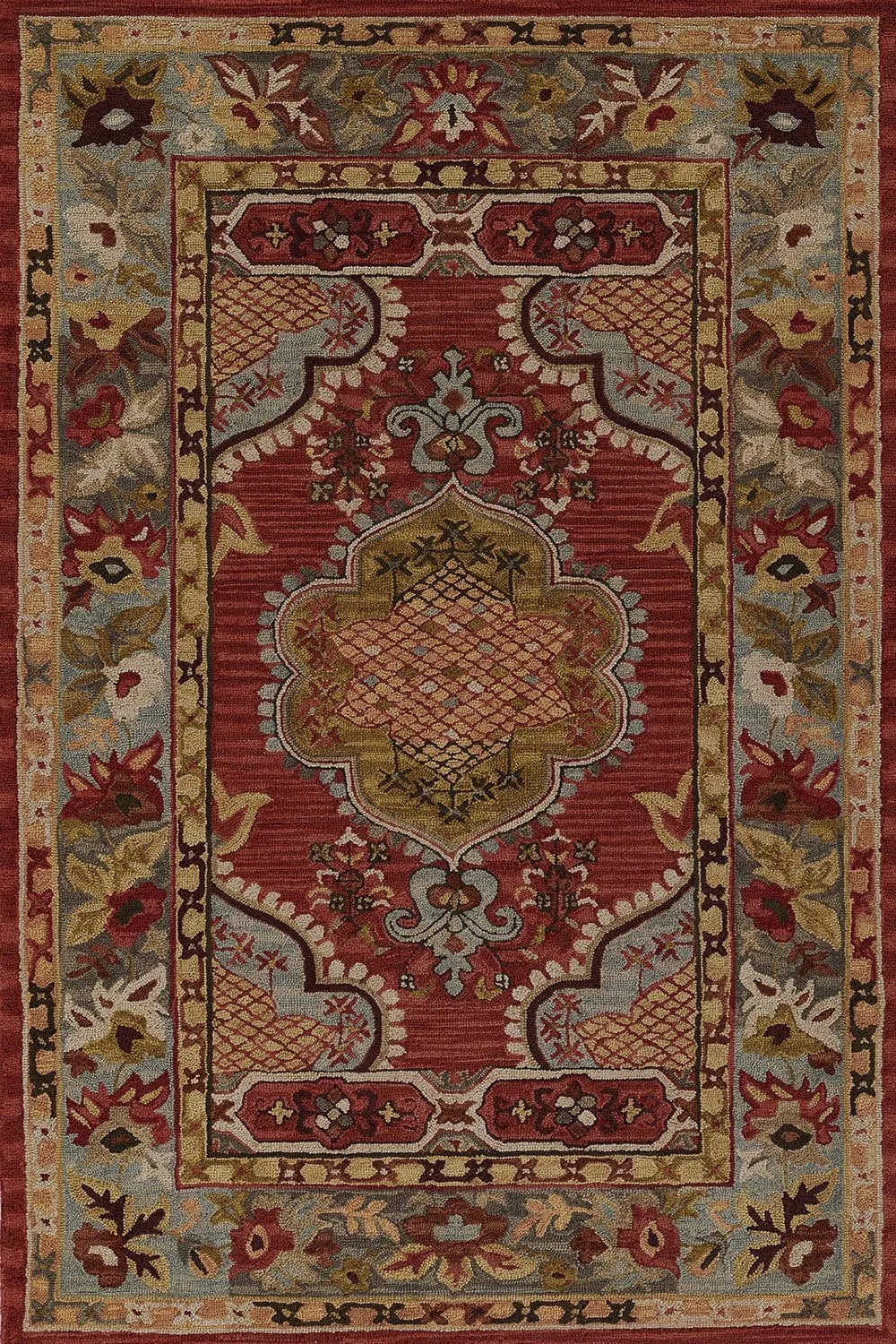 Tangier TAN-21 Red Rug - Rug & Home