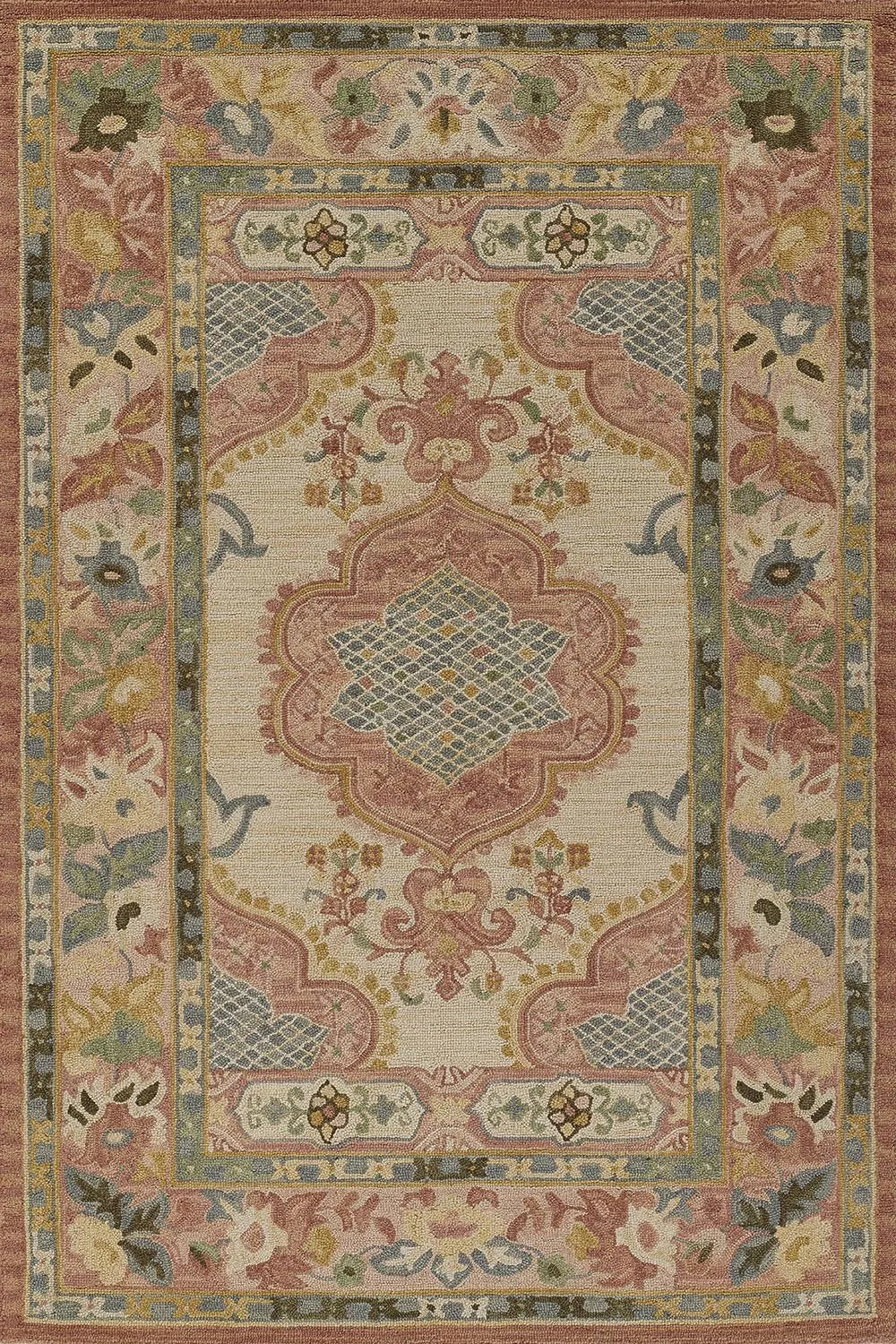 Tangier TAN-21 Rose Rug - Rug & Home