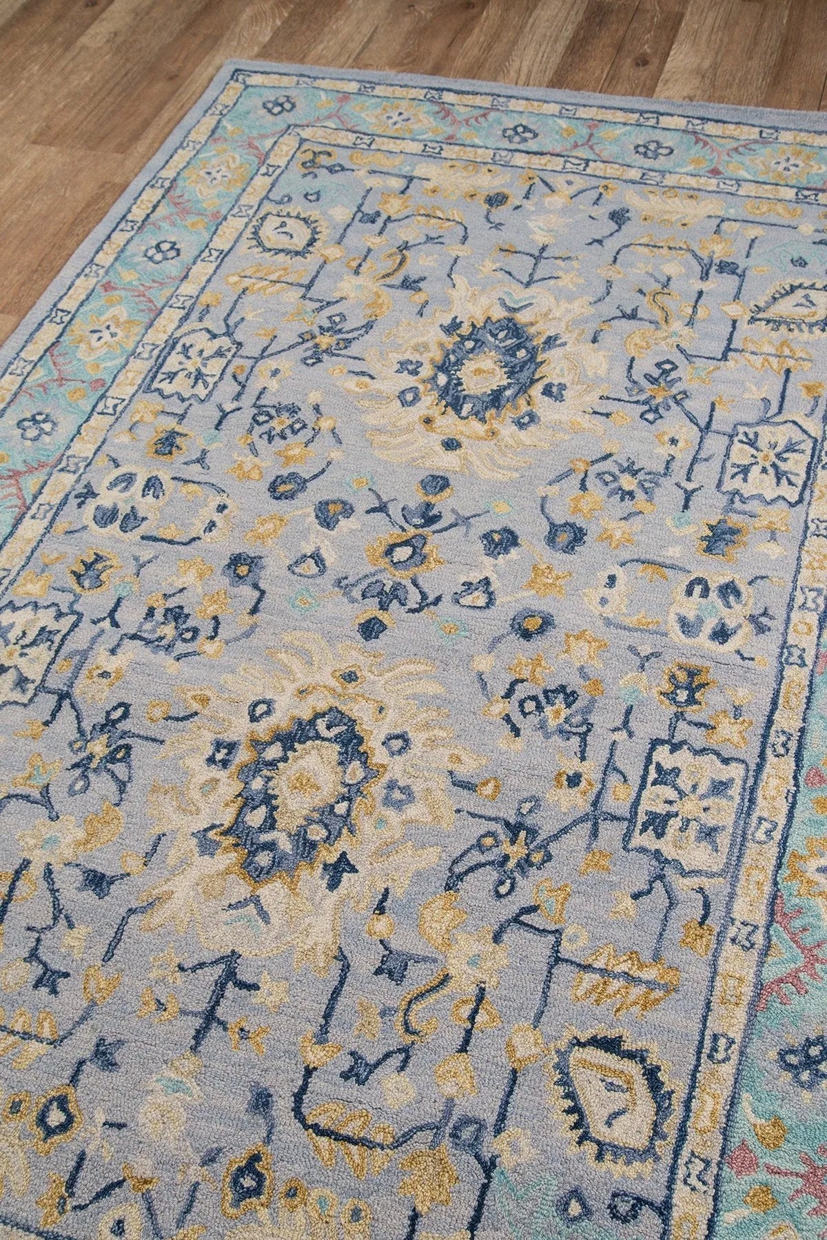 Tangier TAN 30 Blue Rug - Rug & Home