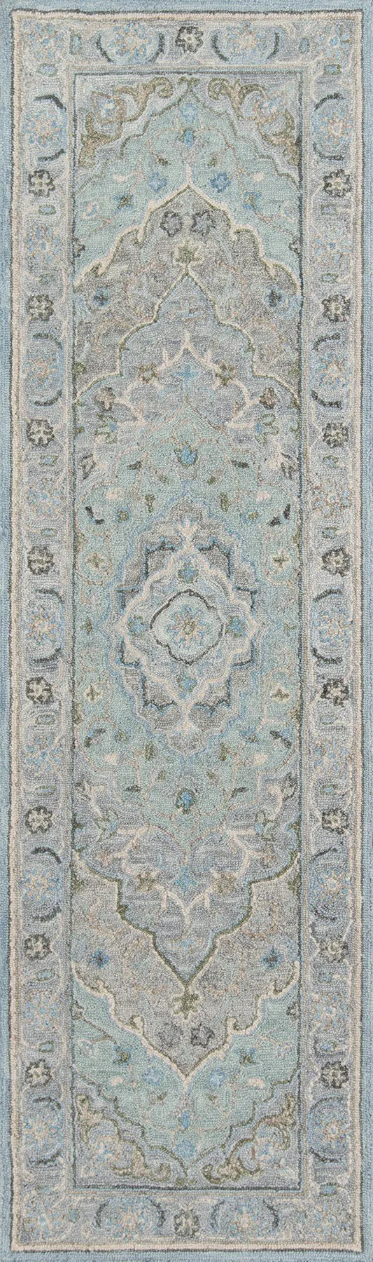 Tangier TAN 33 Blue Rug - Rug & Home