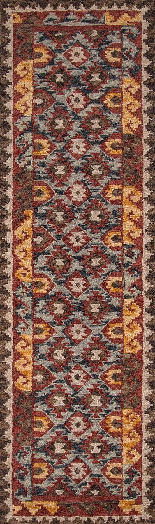 Tangier TAN 7 Red Rug - Rug & Home