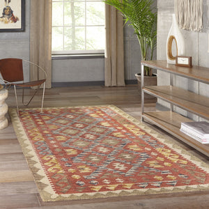 Tangier TAN 7 Red Rug - Rug & Home