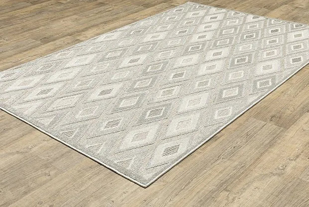 Tangier TAN02 Grey Rug - Rug & Home