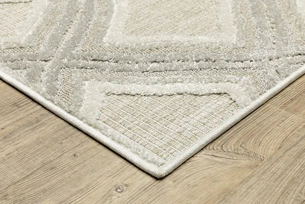 Tangier TAN04 Grey/Ivory Rug - Rug & Home