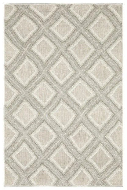 Tangier TAN04 Grey/Ivory Rug - Rug & Home